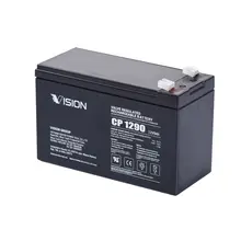 Акумуляторна батарея Vision CP, 12V, 9Ah, AGM, image 