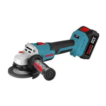 Шлифмашина угловая аккумуляторная Ronix 8912K 20В, 4Ач х 2, фото 