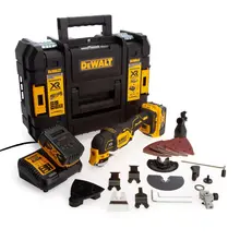 Многофункциональный инструмент аккумуляторный DeWALT DCS356P2, 18В XR Li-lon 2 Ач, 2 АКБ, ЗУ, в чемодане TSTAK, фото 