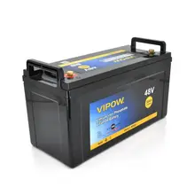 Аккумуляторная батарея Vipow LiFePO4 51,2V 30Ah со встроенной ВМС платой 40A, 48V (550*210*220), фото 