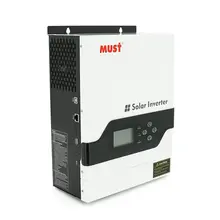 Гибридный ИБП MUST PV18-1512VPM, 1500W, 12V, ток заряда 10/20А, 160-275V, MPPT (60А, 15-145 Vdc), фото 