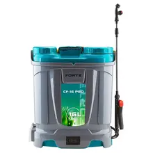 Опрыскиватель аккумуляторный Forte CF-16 PRO (8АН/12V, 2-4бар, 16л), фото 