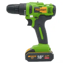 Шурупокрут акумуляторний ProCraft PA-18С compact, image 