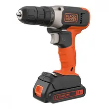 Дриль-шурупокрут акумуляторна BLACK+DECKER BCD001C1, image 