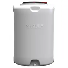 Емкость ВО 500 крышка с клапаном белая Вигер (79х79х125), фото 