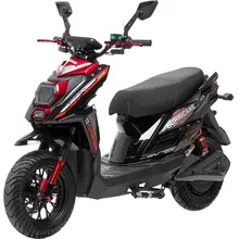 Електроскутер Corso Hurrican HR (червоний з чорним) 2500W, image 