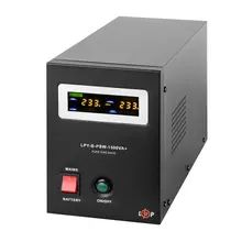 Источник бесперебойного питания LogicPower LPY-B-PSW-1500VA+ 24V 1050Вт правильная синусоида 10A/15A, фото 