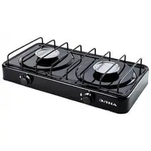 Газовая плита двухконфорочная без крышки Элна ПГ2 -Н