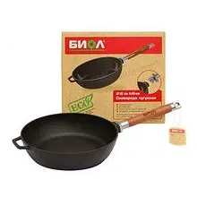 Сковорода чугунная БИОЛ Классик 0324 240х58 мм, image 