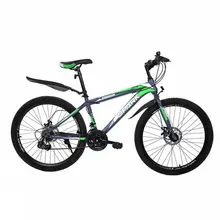 Велосипед Spark Shadow 26 "(2020) / рама 15" чорний/білий/зелений (TD26-15-18-003), image 