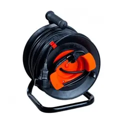 Подовжувач Лемира У16-03 (ПВС 2х1.5, без Т/З, 30м.) на катушке, image 