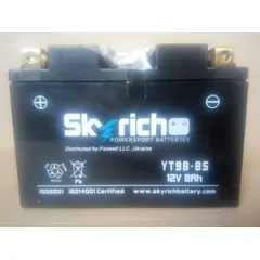Аккумулятор "8" Skyrich YT9B-BS 12V 8 Ah, фото 