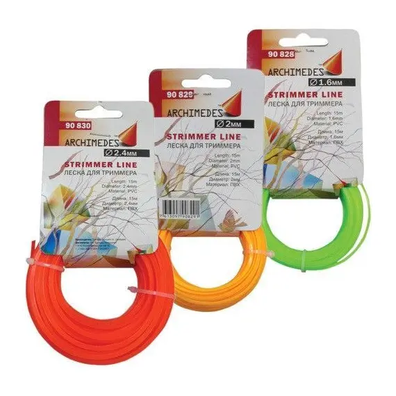 Косильная леска Archimedes 2,0 "звездочка", 15м