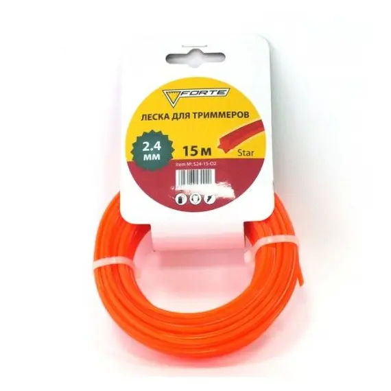 Косильная леска Forte 2,4 "твист", 15м