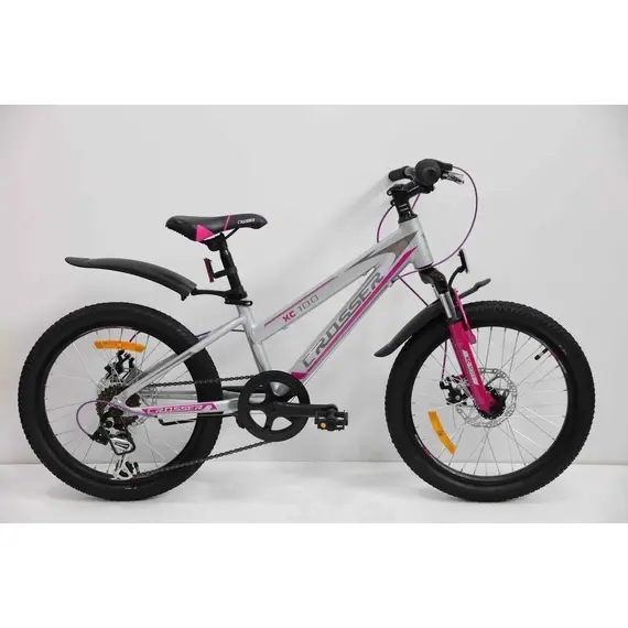 Велосипед Crosser Bright Girl XC-100 / рама 13" (чорно-малиновий/сіро-малиновий металік), image _ab__is.image_number.default