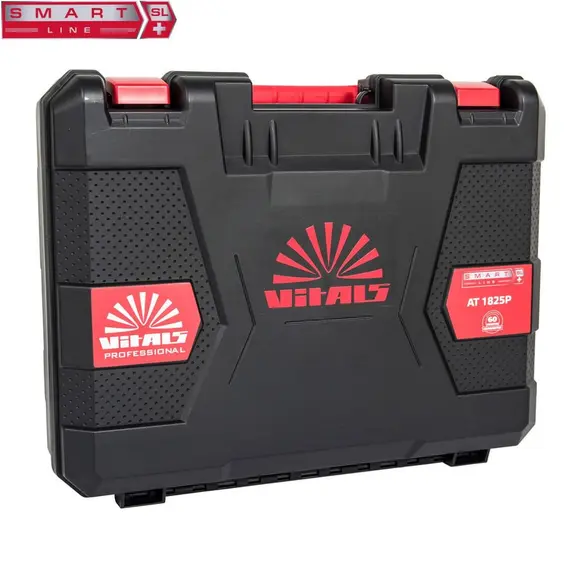 Комплект SmartLine гайковерт аккум. Vitals Professional AT 1825P+АКБ 2+ЗУ+кейс, image _ab__is.image_number.default