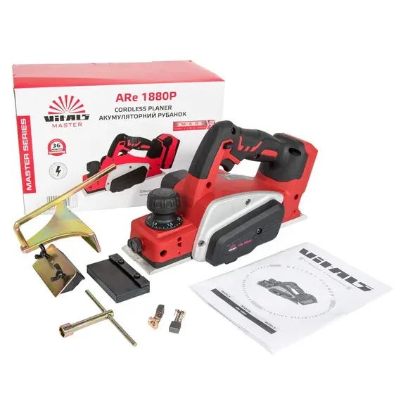 Рубанок аккумуляторный Vitals Master ARe 1880p SmartLine, фото , изображение 2