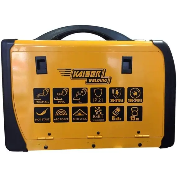 Зварювальний напівавтомат інверторний KAISER MIG-310 PRO 3в1, image _ab__is.image_number.default