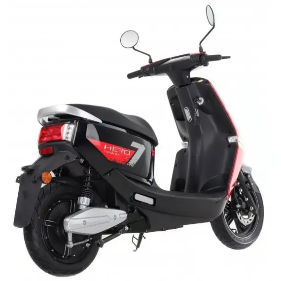 Электроскутер Yadea S-Like (чёрно-красный), фото , изображение 3