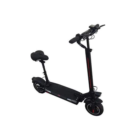 Электросамокат Crosser Т4 колеса 10" квадр. спидометр с сидением, фото , изображение 3