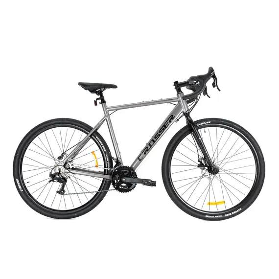 Велосипед Crosser Gravel Nord / рама 21 "(сіро-чорний), image 