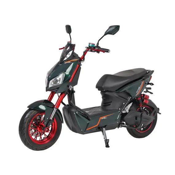 Електроскутер Maxxter Gang Max, 2000Вт (чорно-перлинно-зелений), image 