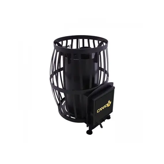 Печь каменка на дровах ПКБ-Бочка 30м³ без выноса, фото , изображение 2