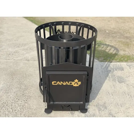 Печь для бани Canada ПКБ-БОЧКА 15 м3 (без выноса), фото , изображение 5