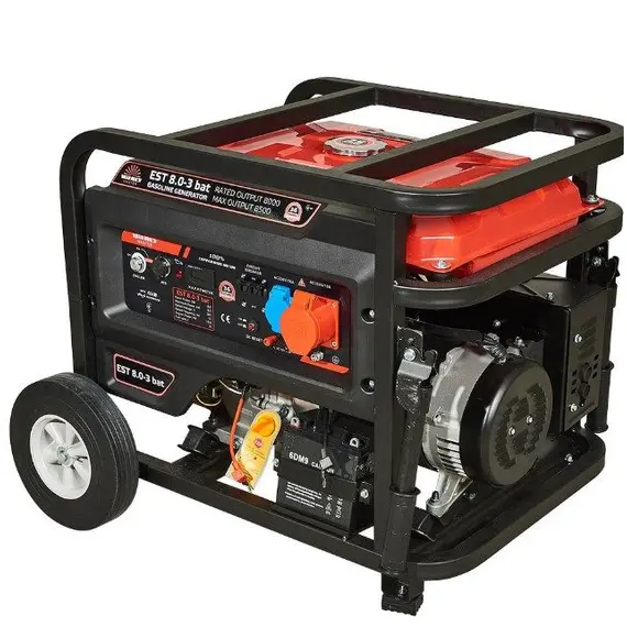 Бензиновый генератор Vitals Master EST 8.0-3 Bat, фото , изображение 3