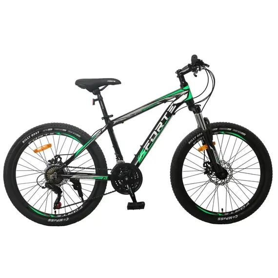 Велосипед Forte Fighter 24" / рама 15" (чорно-зелений), image 