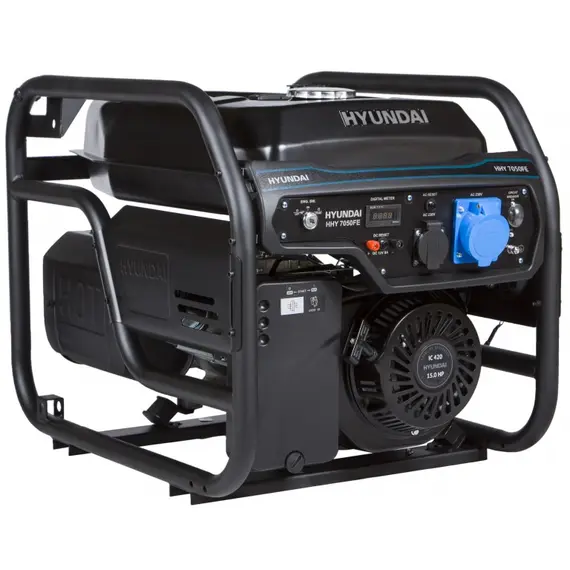 Бензиновый генератор Hyundai HHY 7050FE, фото , изображение 2