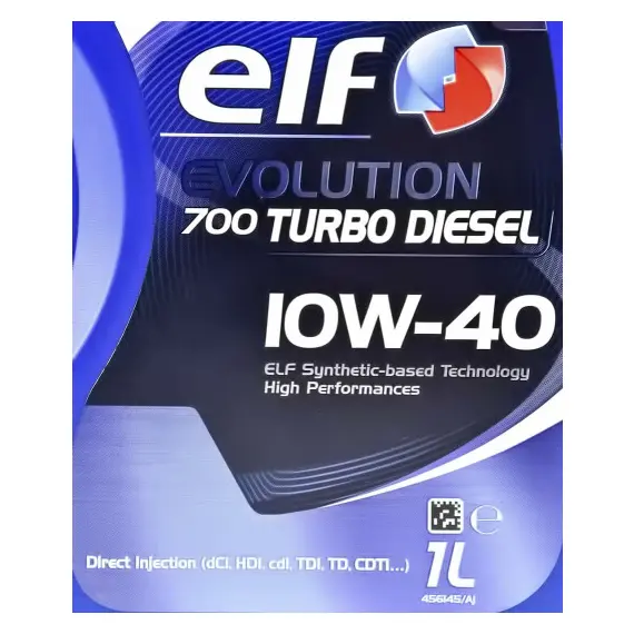 Масло моторное Elf Evolution 700 Turbo Diesel 10W-40 1л. (216671), фото , изображение 3
