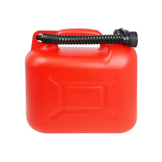 Канистра KS CAN 10л пластиковая с лейкой для топлива, image 