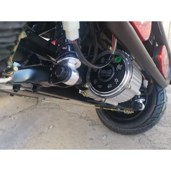 Электротрайк FADA TENi (трёхколесный электроскутер) кофейный, фото , изображение 9