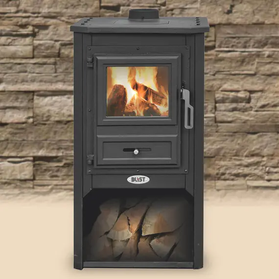 Чавунна піч камін BLIST Konzul з керамічними панелями, image _ab__is.image_number.default