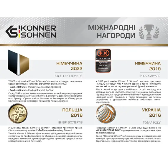 Інверторний генератор Konner&Sohnen KS 8100iE G, image _ab__is.image_number.default