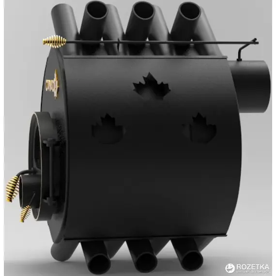 Піч калориферна для дому та дачі CANADA CLASSIC (ТИП ОO) із склом та захистним кожухом, image _ab__is.image_number.default