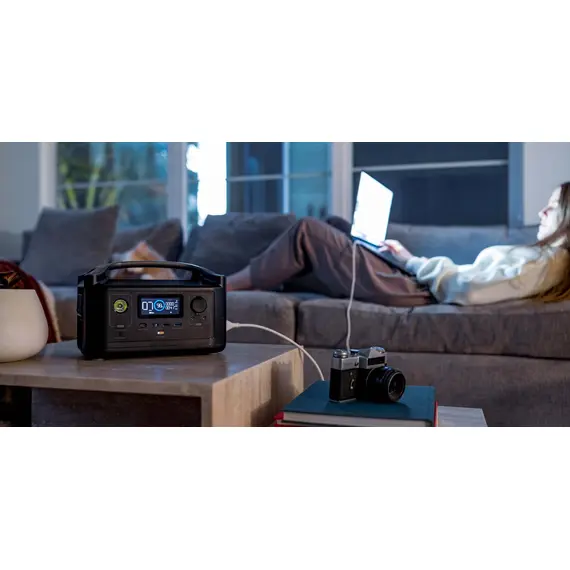 Портативная зарядная станция EcoFlow RIVER (288 Вт·ч), 600 Вт, 768Вт/час, Li-NCM, фото , изображение 10