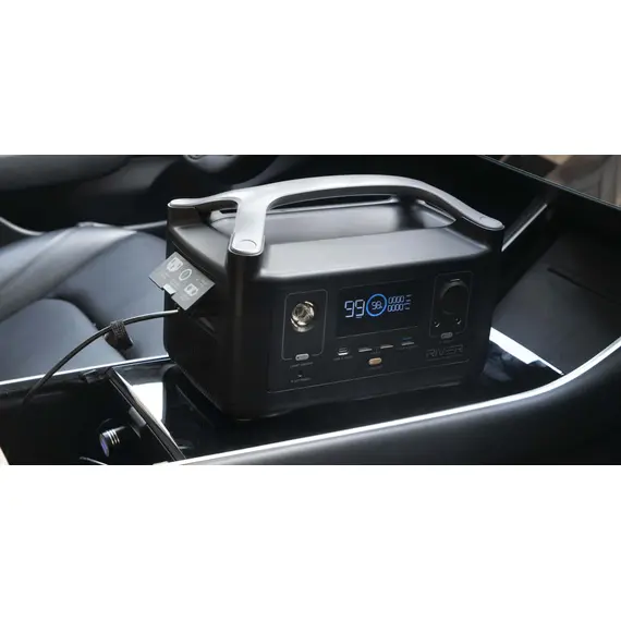 Портативная зарядная станция EcoFlow RIVER (288 Вт·ч), 600 Вт, 768Вт/час, Li-NCM, фото , изображение 3