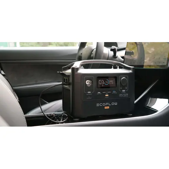 Портативна зарядна станція EcoFlow RIVER Pro (720 Вт·г), 600 Вт, 720Вт/час, Li-NMC (літій-нікель-марганець-кобальт-оксидний), image _ab__is.image_number.default