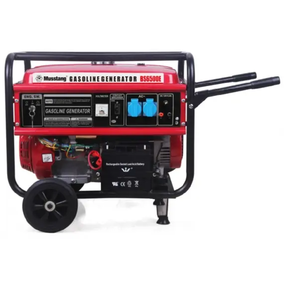Генератор бензиновый Musstang BS6500 (Электростартер), фото 