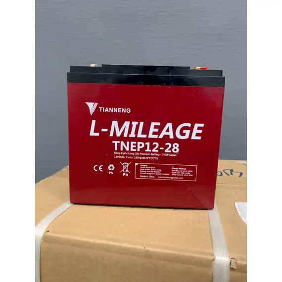 Аккумулятор L-Mileage 12V28AH AGM (VRLA) +10% мощности, image _ab__is.image_number.default