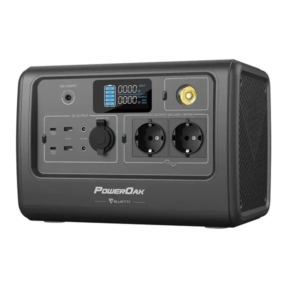 Портативна зарядна станція Bluetti EB70 (716 Вт/ч /1000 Вт), 1000 Вт, 716Вт/час, LiFePO4 (літій-залізо-фосфатний), image _ab__is.image_number.default