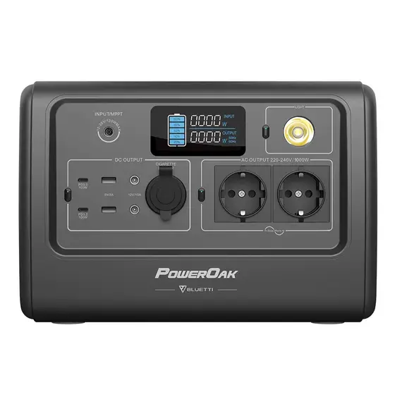 Портативна зарядна станція Bluetti EB70 (716 Вт/ч /1000 Вт), 1000 Вт, 716Вт/час, LiFePO4 (літій-залізо-фосфатний), image _ab__is.image_number.default