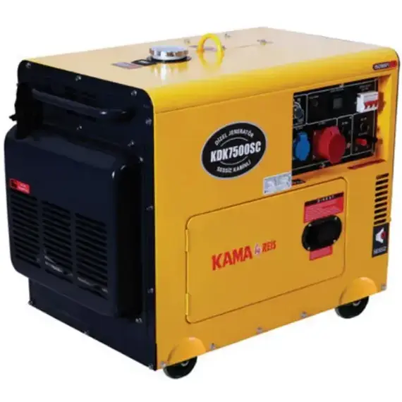 Дизельний генератор KAMA KDK7500SC, image 