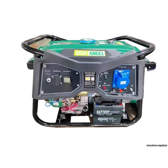 Бензиновий генератор Iron Angel EG 5500 ME, image 