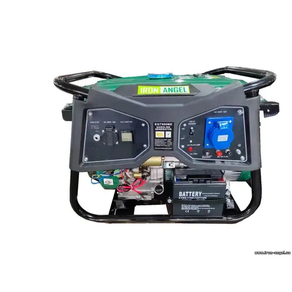 Бензиновый генератор Iron Angel EG7500ME, фото 