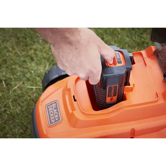 Газонокосилка аккумуляторная Black&Decker BCMW 3336L2, фото , изображение 2