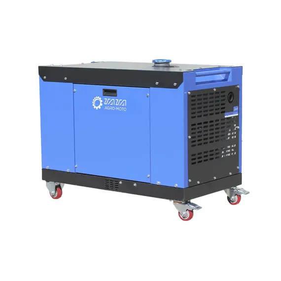 Генератор безшумный дизельный ТАТА JM10000TD 6.5/6.8KW трехфазный, фото , изображение 3