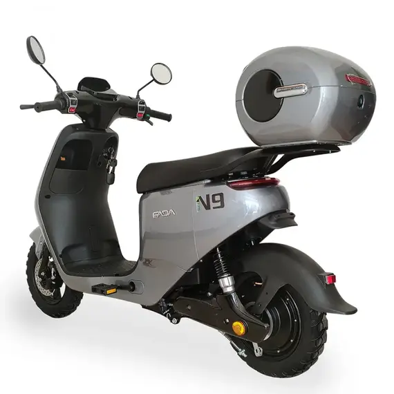 Электроскутер-велосипед FADA N9 (1000W) Серый, фото , изображение 5